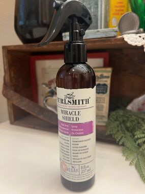 Curlsmith Miracle Shield Heat Protectant Spray - Brown Bottle